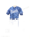 Kansas City Royals 1998 - Heritage Sports Art - original watercolor artwork - 1