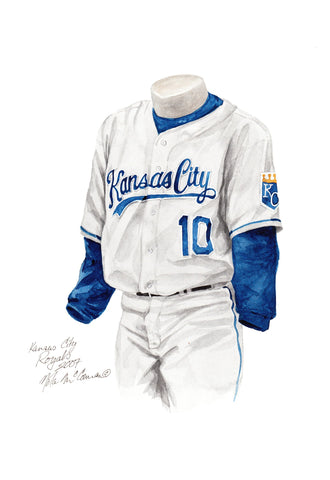 Kansas City Royals 2007 - Heritage Sports Art - original watercolor artwork - 1