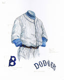 Los Angeles Dodgers 1933 - Heritage Sports Art - original watercolor artwork - 1