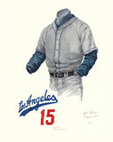 Los Angeles Dodgers 1959 - Heritage Sports Art - original watercolor artwork - 1