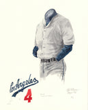 Los Angeles Dodgers 1965 - Heritage Sports Art - original watercolor artwork - 1