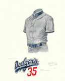Los Angeles Dodgers 1988 - Heritage Sports Art - original watercolor artwork - 1