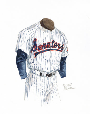 Minnesota Twins 1959 - Heritage Sports Art - original watercolor artwork - 1