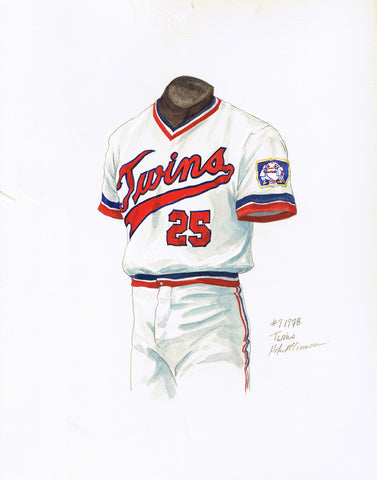 Minnesota Twins 1978 - Heritage Sports Art - original watercolor artwork - 1