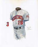Minnesota Twins 1987 - Heritage Sports Art - original watercolor artwork - 1