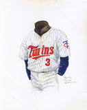 Minnesota Twins 1991 - Heritage Sports Art - original watercolor artwork - 1