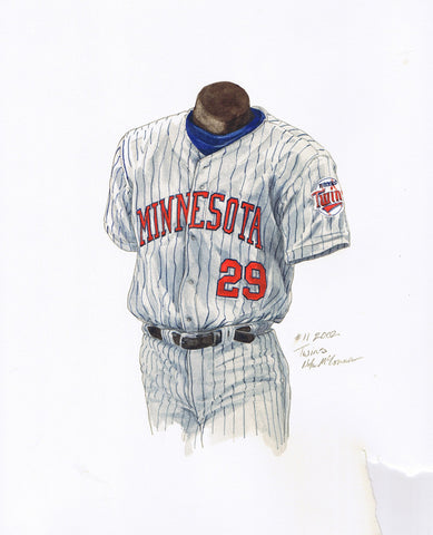 Minnesota Twins 2002 - Heritage Sports Art - original watercolor artwork - 1