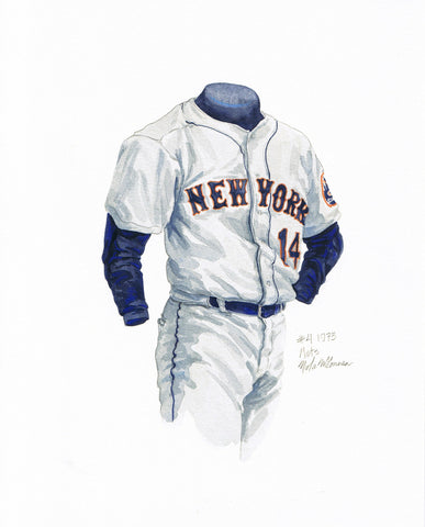 New York Mets 1973 - Heritage Sports Art - original watercolor artwork - 1
