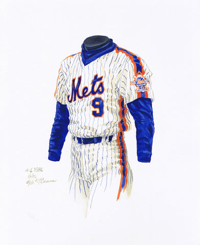 New York Mets 1986 - Heritage Sports Art - original watercolor artwork - 1