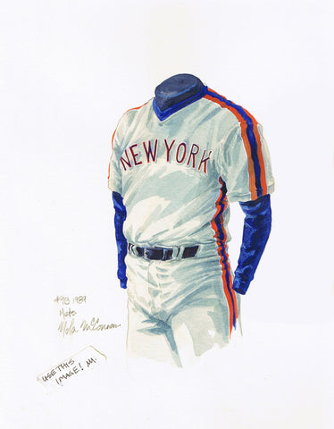 New York Mets 1989 - Heritage Sports Art - original watercolor artwork - 1