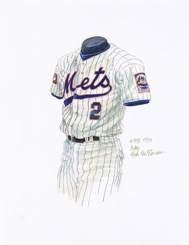 New York Mets 1994 - Heritage Sports Art - original watercolor artwork - 1