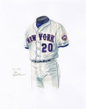 New York Mets 1998 - Heritage Sports Art - original watercolor artwork - 1