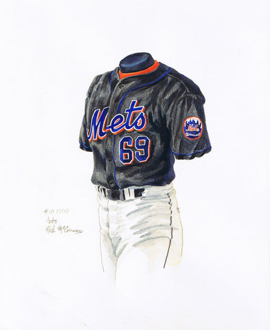 New York Mets 1999 - Heritage Sports Art - original watercolor artwork - 1