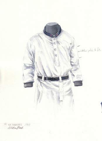 New York Yankees 1910 - Heritage Sports Art - original watercolor artwork - 1