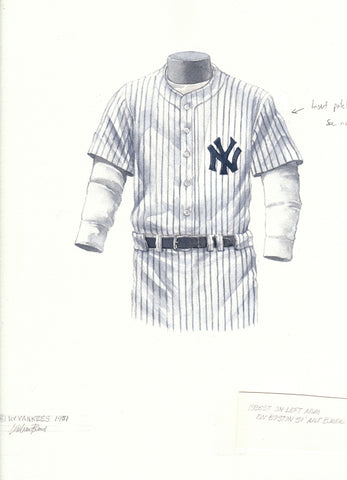 New York Yankees 1951 - Heritage Sports Art - original watercolor artwork - 1