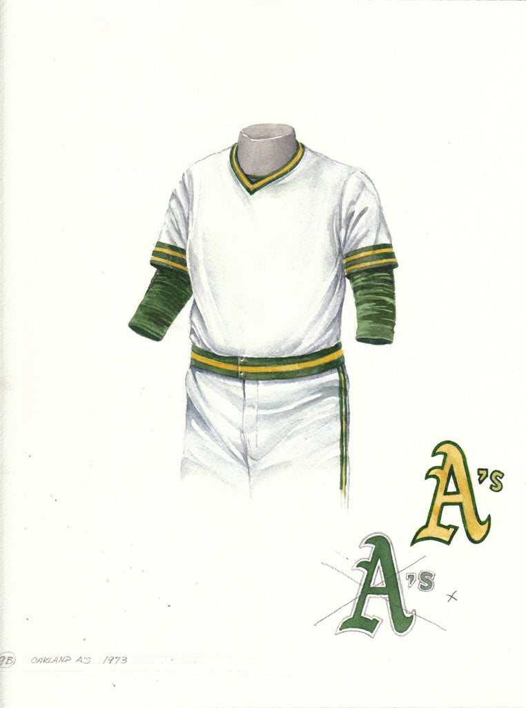 1973 oakland a's uniforms