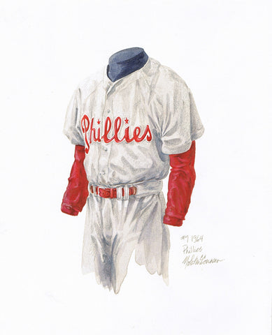 Philadelphia Phillies 1964 - Heritage Sports Art - original watercolor artwork - 1