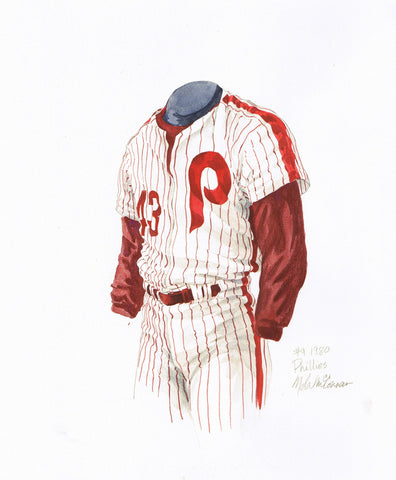 Philadelphia Phillies 1980 - Heritage Sports Art - original watercolor artwork - 1