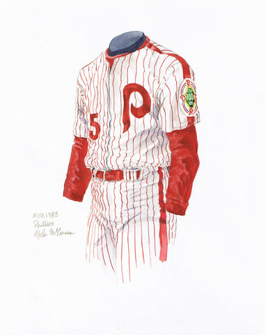 Philadelphia Phillies 1983 - Heritage Sports Art - original watercolor artwork - 1