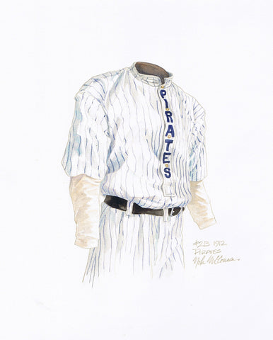 Pittsburgh Pirates 1912 - Heritage Sports Art - original watercolor artwork - 1