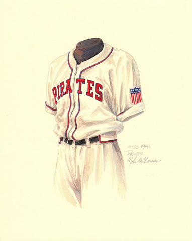Pittsburgh Pirates 1942 - Heritage Sports Art - original watercolor artwork - 1