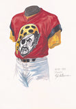 Pittsburgh Pirates 1999 - Heritage Sports Art - original watercolor artwork - 1
