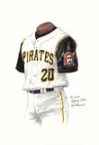 Pittsburgh Pirates 2005 - Heritage Sports Art - original watercolor artwork - 1