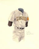 San Diego Padres 1969 - Heritage Sports Art - original watercolor artwork - 1