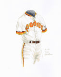 San Diego Padres 1984 - Heritage Sports Art - original watercolor artwork - 1