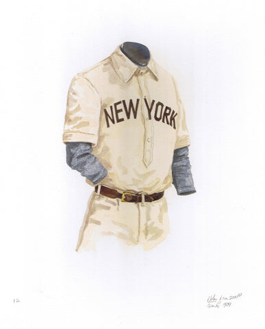 San Francisco Giants 1904 - Heritage Sports Art - original watercolor artwork - 1