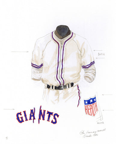 San Francisco Giants 1942 - Heritage Sports Art - original watercolor artwork - 1