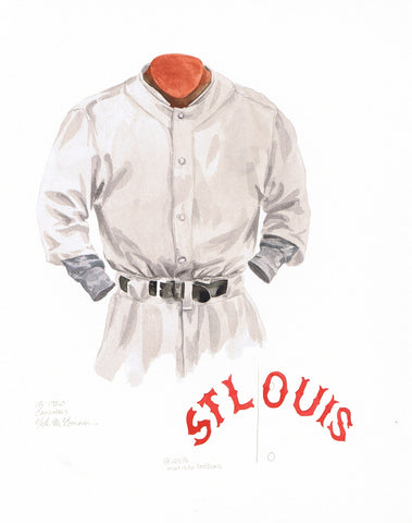 St. Louis Cardinals 1920 - Heritage Sports Art - original watercolor artwork - 1