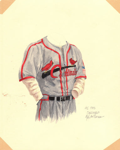 St. Louis Cardinals 1942 - Heritage Sports Art - original watercolor artwork - 1