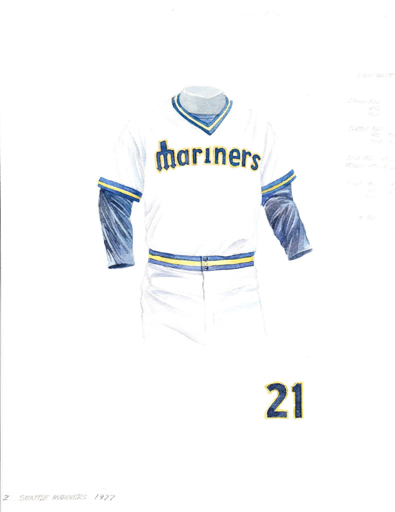 Seattle Mariners 1977 White