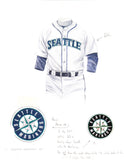 Seattle Mariners 1999 - Heritage Sports Art - original watercolor artwork - 1