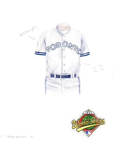 Toronto Blue Jays 1992 - Heritage Sports Art - original watercolor artwork - 1