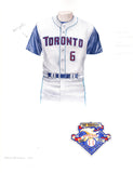 Toronto Blue Jays 2001 - Heritage Sports Art - original watercolor artwork - 1