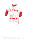 Texas Rangers 1994 - Heritage Sports Art - original watercolor artwork - 1