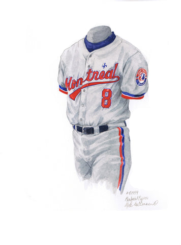 Washington Nationals 1994 - Heritage Sports Art - original watercolor artwork - 1