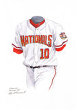 Washington Nationals 2005 - Heritage Sports Art - original watercolor artwork - 1
