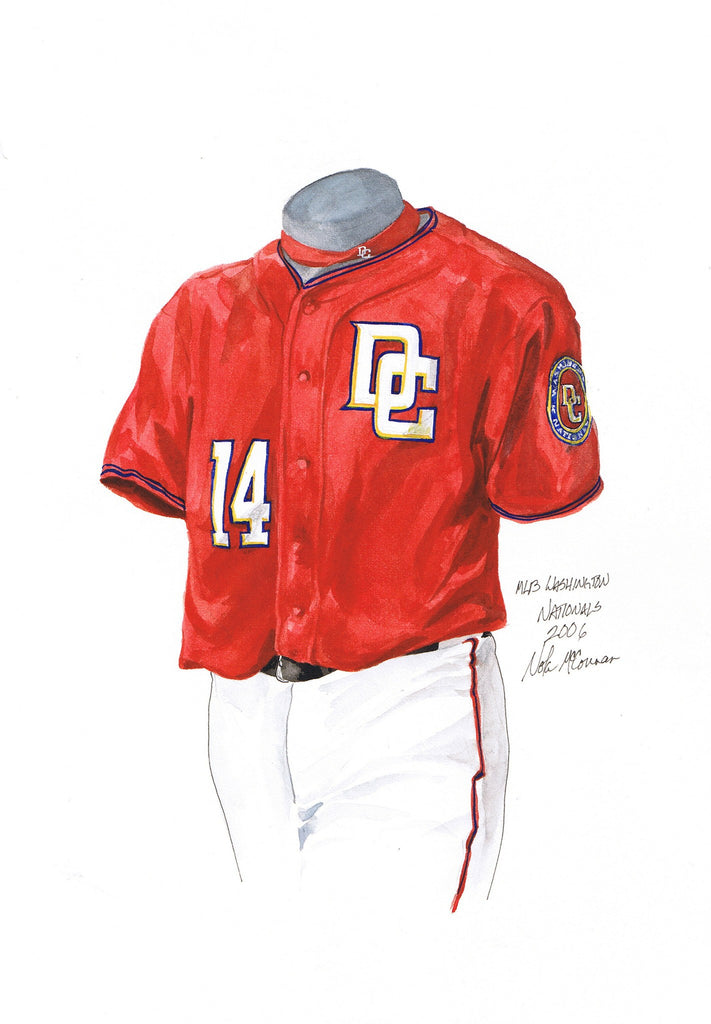 original washington nationals uniform