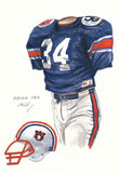 Auburn Tigers 1983 - Heritage Sports Art - original watercolor artwork - 1