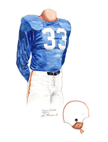 Florida Gators 1952 - Heritage Sports Art - original watercolor artwork - 1