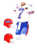 Florida Gators 1996 - Heritage Sports Art - original watercolor artwork - 1