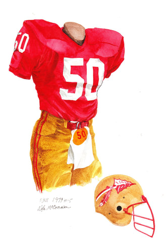 Florida State Seminoles 1979 - Heritage Sports Art - original watercolor artwork - 1
