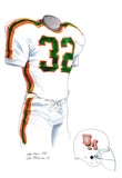 Miami Hurricanes 1970 - Heritage Sports Art - original watercolor artwork - 1