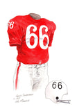 Nebraska Cornhuskers 1965 - Heritage Sports Art - original watercolor artwork - 1