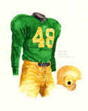 Notre Dame Fighting Irish 1943 - Heritage Sports Art - original watercolor artwork - 1