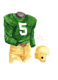 Notre Dame Fighting Irish 1956 - Heritage Sports Art - original watercolor artwork - 1