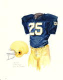 Notre Dame Fighting Irish 1990 - Heritage Sports Art - original watercolor artwork - 1